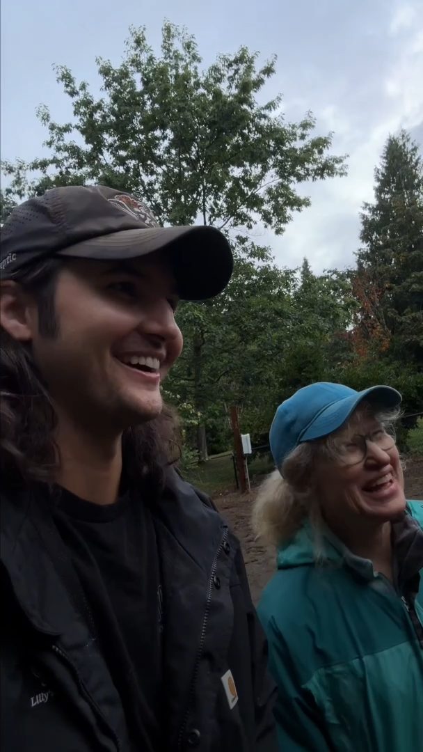 Gene with Tyler after his new septic system